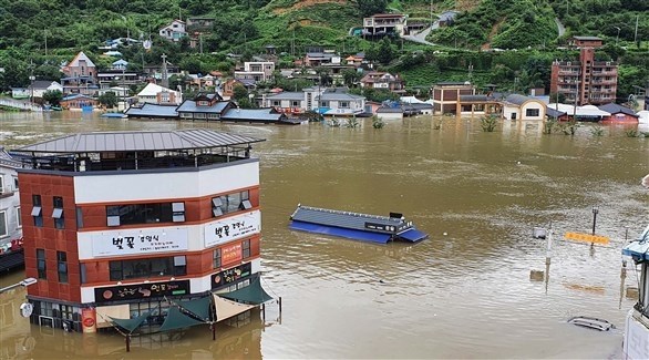 السيول تغمر مناطق عدة في كوريا الجنوبية (اي بي ايه)