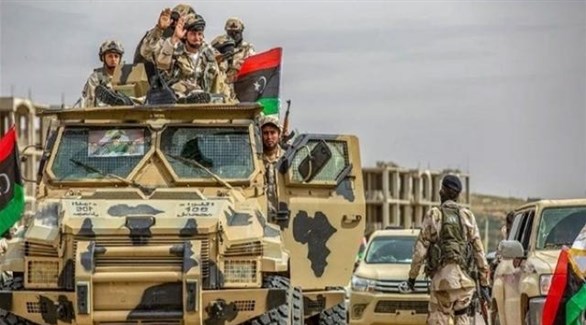 رتل عسكري للجيش الليبي (أرشيف)