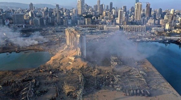 ميناء بيروت بعد الانفجار (أرشيف)