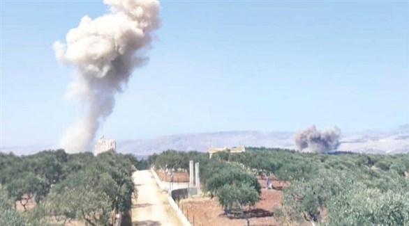 قصف على إدلب (أرشيف)