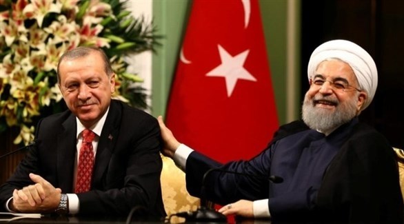 الرئيسان التركي رجب طيب أردوغان والإيراني حسن روحاني (أرشيف)