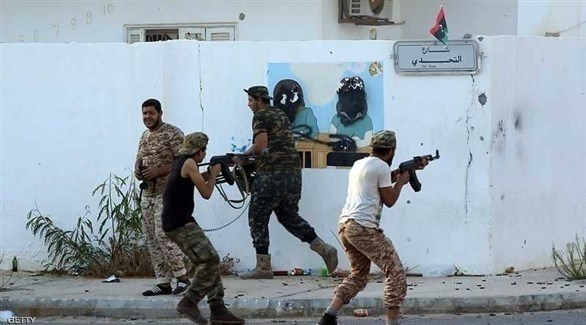 مسلحون من ميليشيات الوفاق في طرابلس (أرشيف)