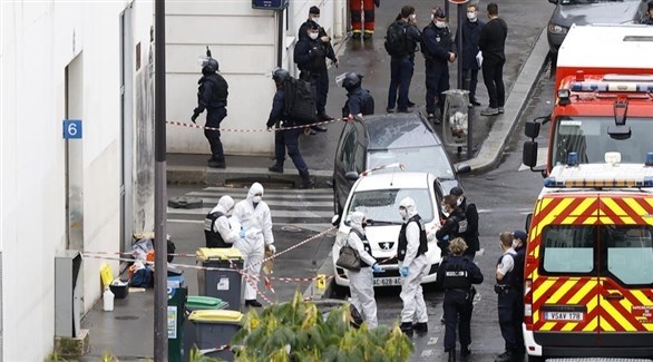 الأمن الفرنسي ينتشر في موقع هجوم شارلي إيبدو (إ ب أ)