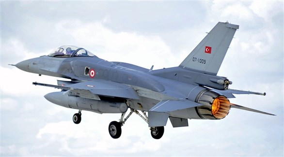 مقاتلة تركية من طراز إف-16 (أرشيف)