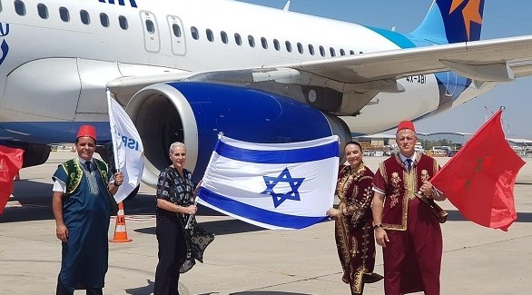 مسافرون إسرائيليون في مطار الدار البيضاء بالمغرب (أرشيف)