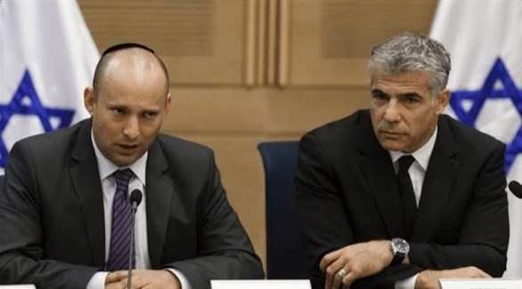 رئيس الوزراء الإسرائيلي نفتالي بينيت ووزير الخارجية يائير لابيد (أرشيف)