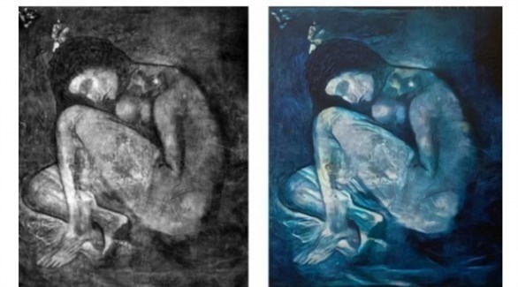 نجح باحثون من جامعة لندن كوليدج يعيدون رسم لوحة مخفية لبيكاسو 