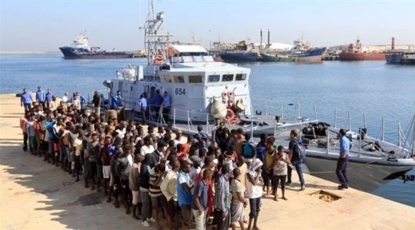 مهاجرون أفارقة عبر ليبيا (أرشيف)