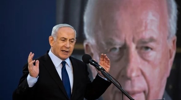 زعيم المعارضة الإسرائيلية بنيامين نتانياهو في مراسم سابقة لإحياء ذكرى رابين (أرشيف)