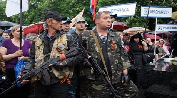 انفصاليون موالون لروسيا في شرق أوكرانيا (أرشيف)