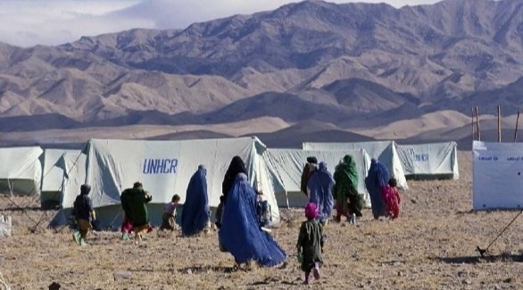  أفغانيات في مخيم لاجئين بباكستان (أرشيف)