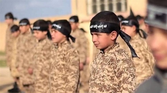 أطفال في أحد معسكرات تنظيم داعش (أرشيف)