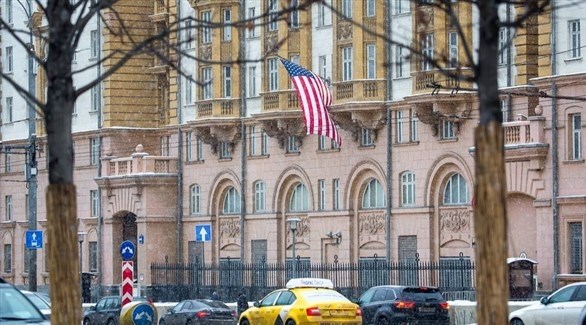 مبنى السفارة الأمريكية في موسكو (أرشيف)