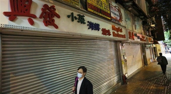 متاجر مغلقة في هونغ كونغ (أرشيف)