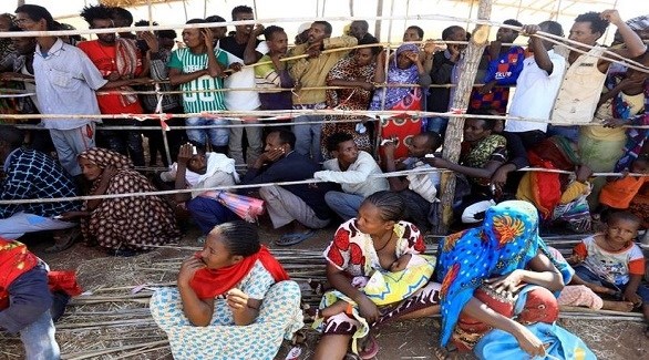 لاجئون من تيغراي في إثيوبيا (أرشيف)
