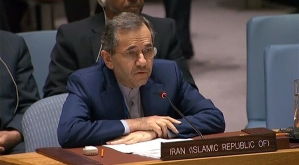 مندوب إيران الدائم في الأمم المتحدة مجيد تخت روانجي (أرشيف)