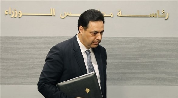 رئيس حكومة تصريف الأعمال اللبنانية حسان دياب (أرشيف)