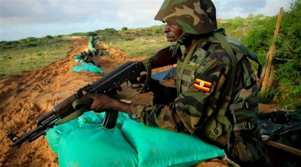 جندي من الجيش الأوغندي في الصومال (أرشيف)