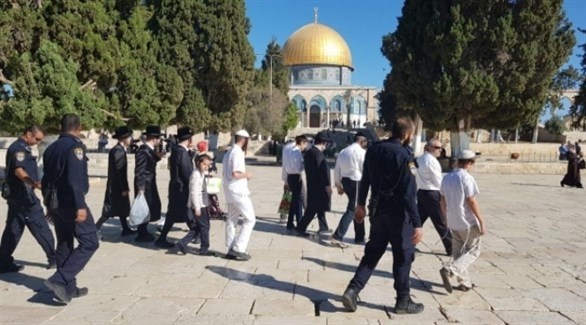 إسرائيليون في باحات الحرم القدسي (أرشيف)