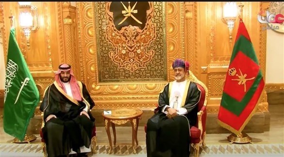 سلطان عمان وولي العهد السعودي (تويتر)