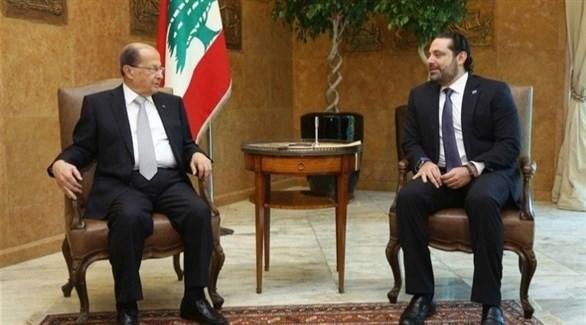 الرئيس اللبناني ميشال عون ورئيس الوزارء المكلف سعد الحريري (أرشيف)