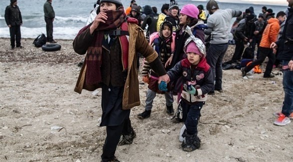 لاجئون في جزيرة لسبوس اليونانية (مفوضية اللاجئين)