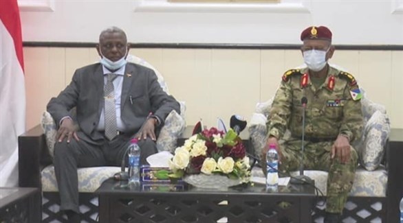 عضو مجلس السيادة السوادني ياسر عطا في جيبوتي (فيس بوك)