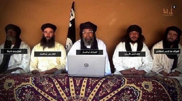 قادة تنظيم نصرة الإسلام والمسلمين الإرهابي في الساحل الموالي للقاعدة (أرشيف)