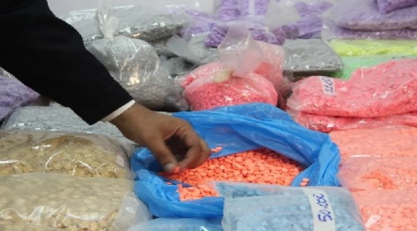 جانب من الأقراص المخدرة المصادرة أمس في المغرب (هسبريس)