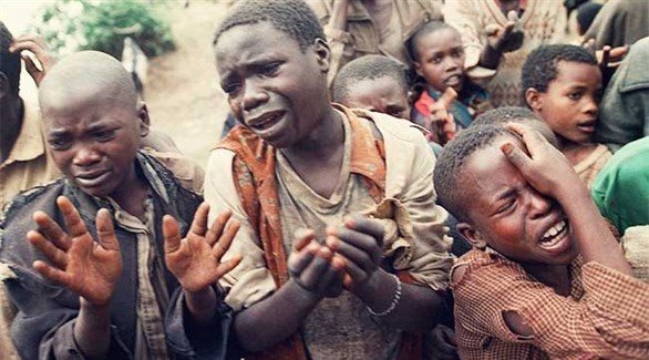 أطفال توتسي ناجون من مجازر رواندا (أرشيف)