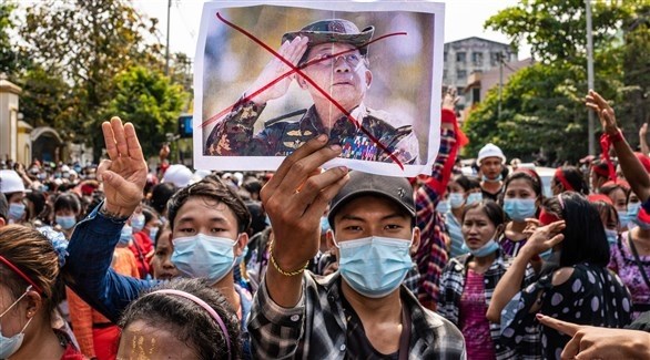 مظاهرات في ميانمار ضد الانقلاب (أرشيف)