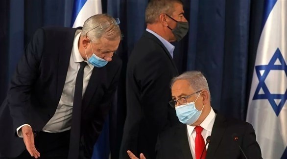 رئيس الوزراء الإسرائيلي بنيامين نتانياهو ووزير الأمن بيني غانتس (أرشيف)