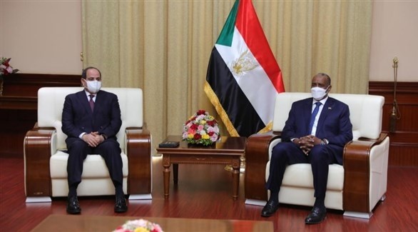 رئيس مجلس السيادة السوداني عبدالفتاح البرهان والرئيس المصري عبدالفتاح السيسي (سونا)