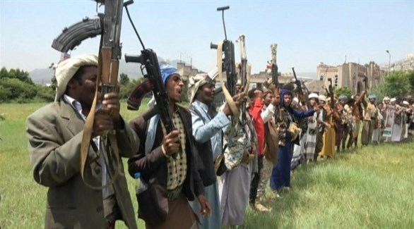 مسلحون حوثيون في إب اليمنية(أرشيف) 