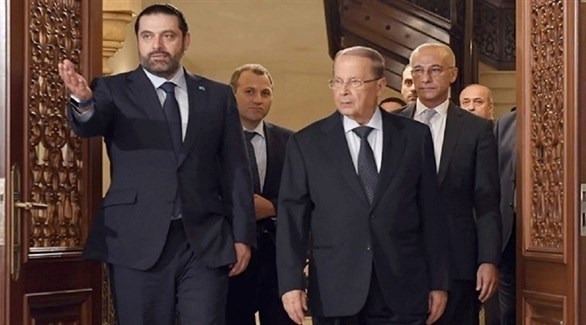 الرئيس اللبناني ميشال عون ورئيس الوزراء المكلف سعد الحريري (أرشيف)