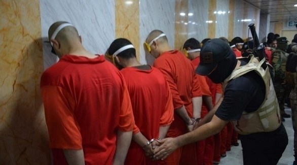 مدانون بالإرهاب في سجن عراقي (أرشيف)