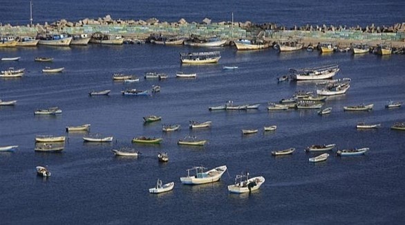 قوارب صيد في بحر غزة (أرشيف)