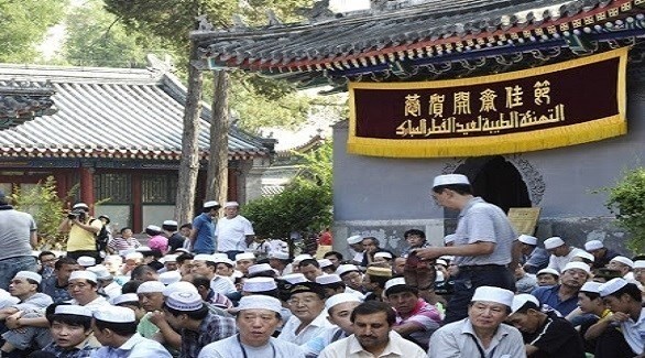 أويغور يحيون عيد الفطر في شينغ يانغ (أرشيف)
