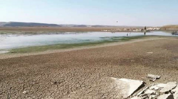 نهر الخابور في سوريا بعد جفافه (أرشيف)