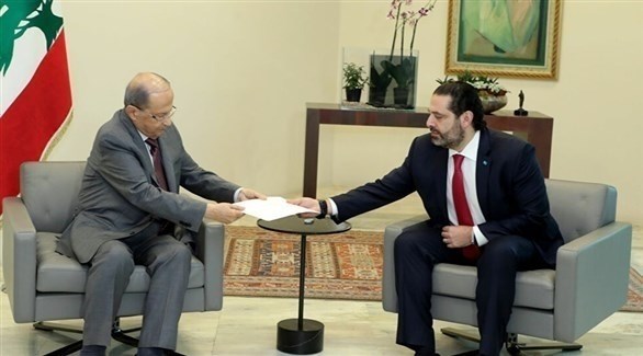 رئيس الحكومة المكلف سعد الحريري والرئيس اللبناني ميشال عون (أرشيف)