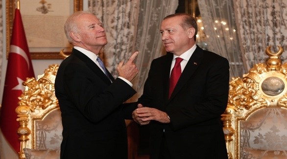 الرئيسان التركي رجب طيب أردوغان والأمريكي جو بايدن (أرشيف)