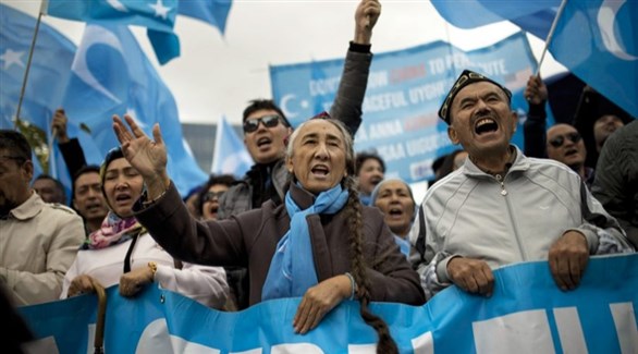 محتجون أويغور ضد الصين (أرشيف)