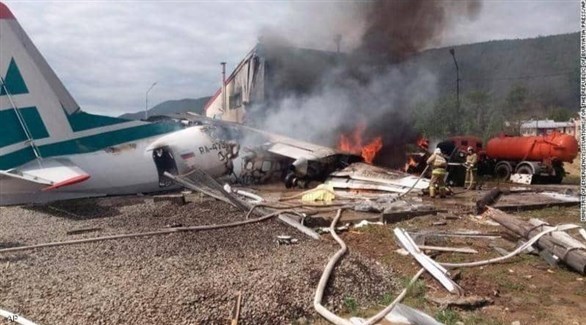 حادث سابق لطائرة سقطت في روسيا (أرشيف)