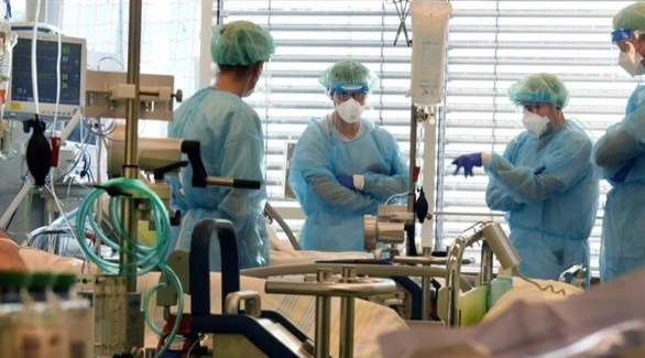عاملون صحيون في إحدى المستشفيات الألمانية (أرشيف)