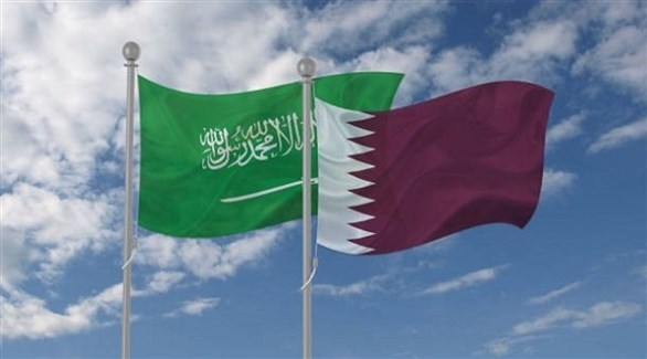 علم قطر والسعودية (أرشيف)