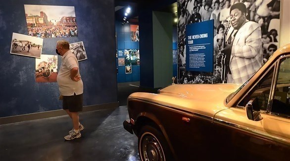 تشمل معروضات المتحف الآن بعد التوسعة سيارة الرولز رويس الخاصة بكينغ  (مسيسيبي توداي)