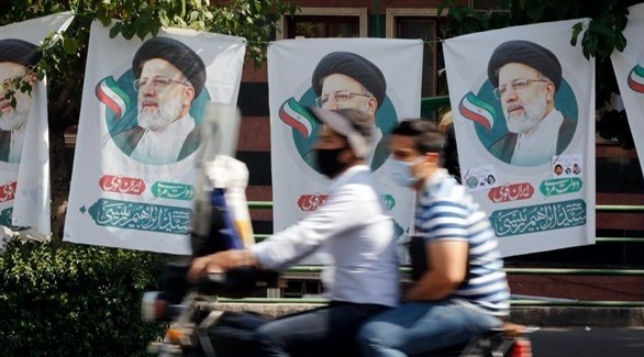 الدعاية الانتخابية لابراهيم رئيسي الذي فاز برئاسة إيران (أرشيف)