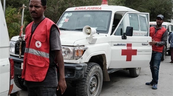 سيارة تابعة للصليب الأحمر في تيغراي (أرشيف)