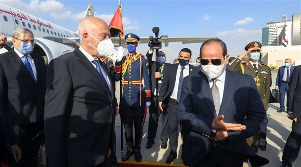 الرئيس المصري والرئيس التونسي (أرشيف)
