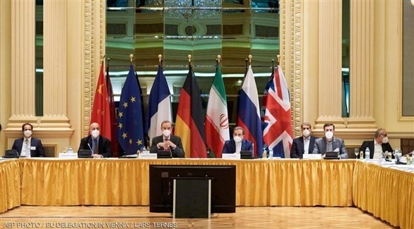 إحدى جلسات التفاوض على العودة إلى الاتفاق النووي في فيينا.(أرشيف)